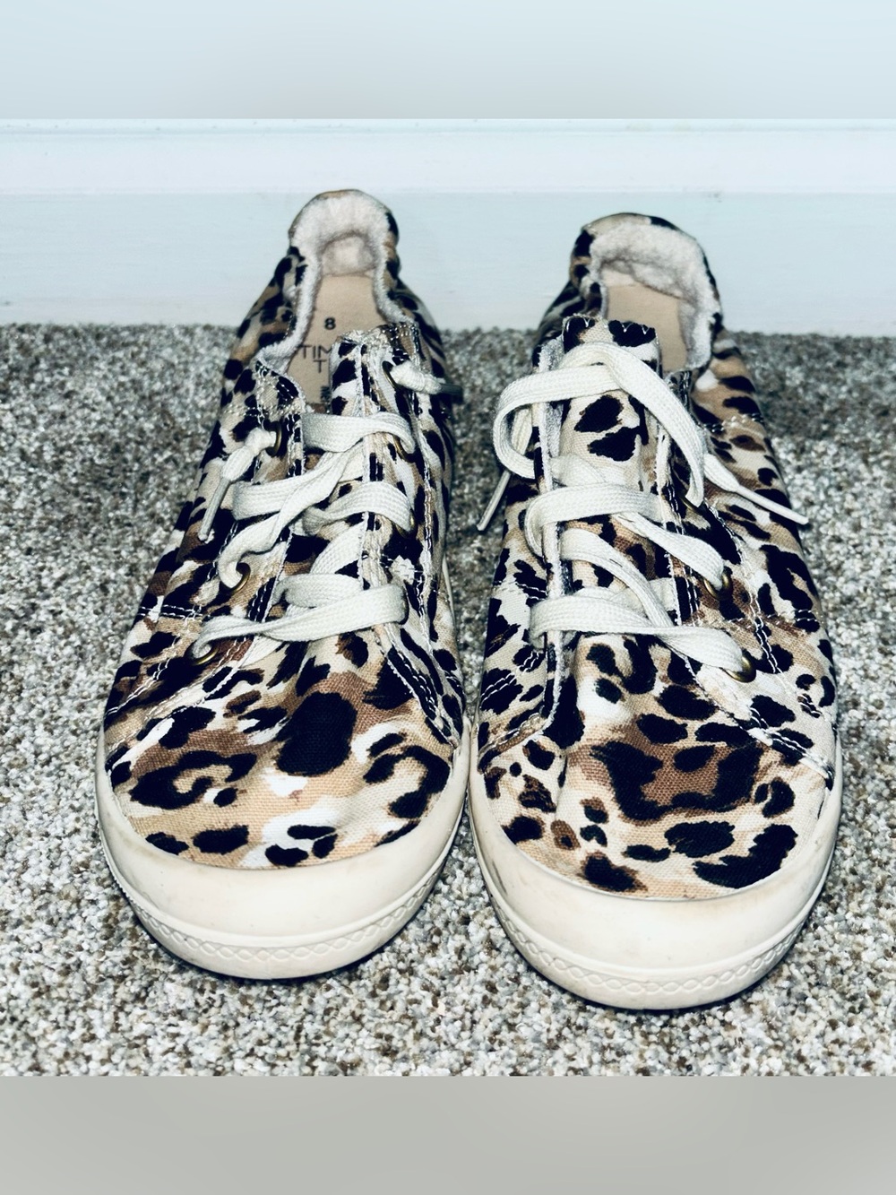 Leopard Print slip-on Sneakers